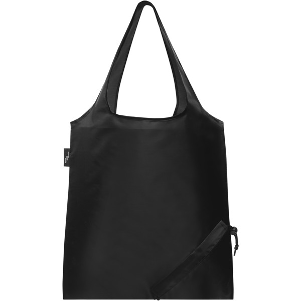 Sabia RPET foldbar mulepose 7L - Ensfarvet sort
