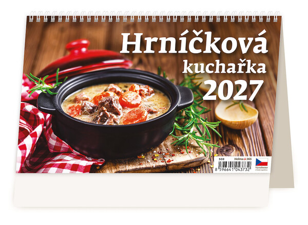 Stolní kalendář Hrníčková kuchařka 22,6 x 13,9 cm