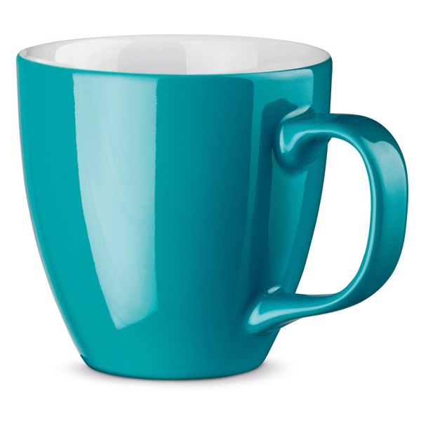 PANTHONY. Porcelain mug 450 ml - Turquoise Blue