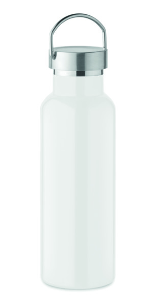 Doppelwandige Flasche 500 ml Florence - Weiß