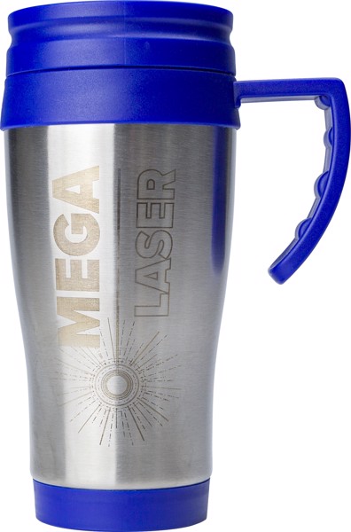 Caneca de viagem em aço inoxidável Dev - Silver