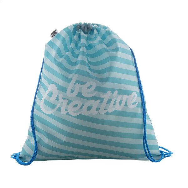 Sac piscine CreaDraw RPET - Bleu / Blanc
