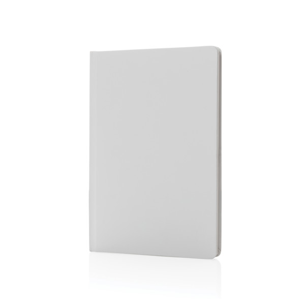 A5 Impact stone paper hardcover notebook - White