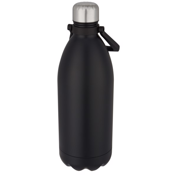 Bottiglia Cove in acciaio inossidabile da 1,5 l con isolamento sottovuoto - Nero