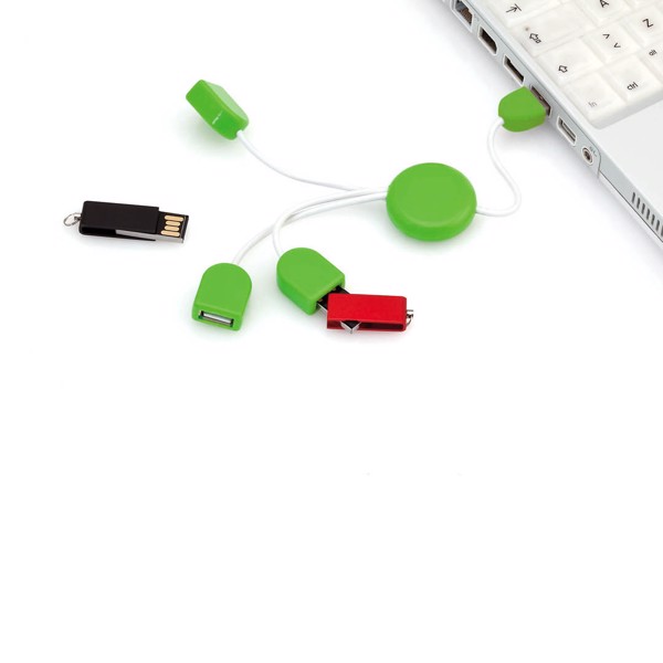 Porta USB Pod - Verde