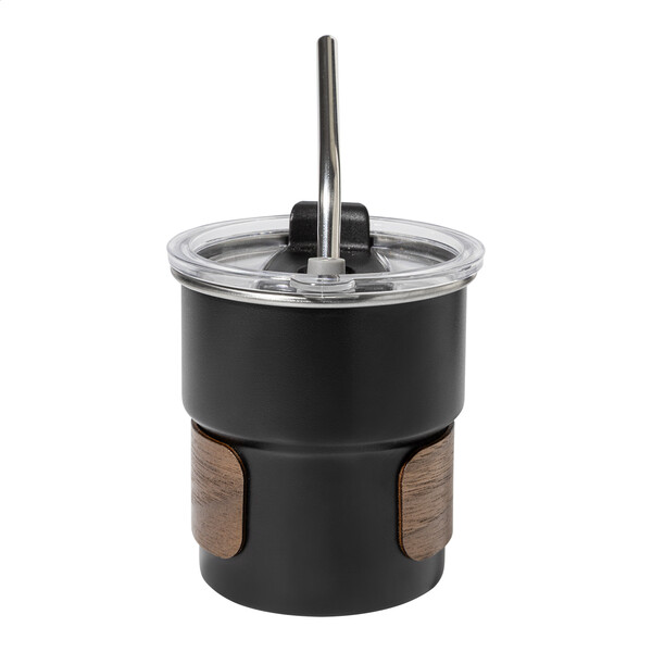 RSS cestovný hrnček Waffee - Black