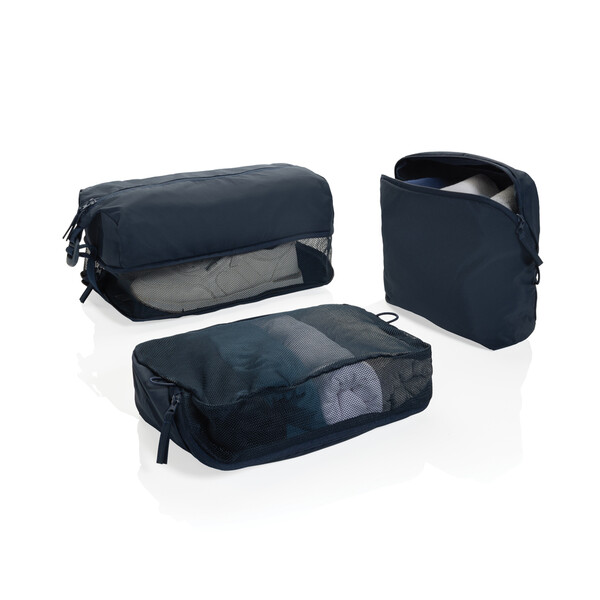 KENTO URBAN RCS recycled nylon packing cube set - Navy