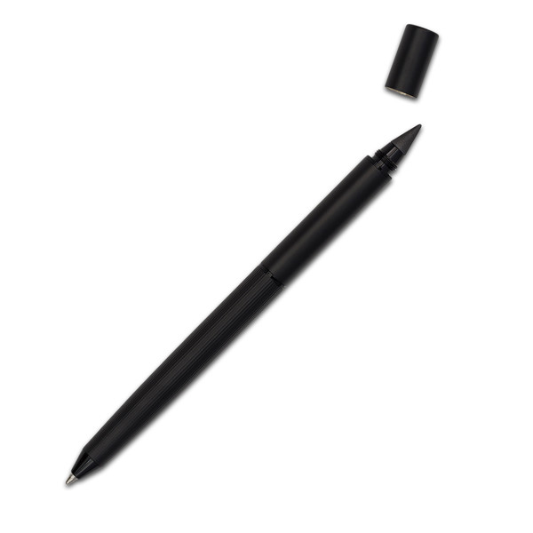Duet 2in1 pen long-life pencil in a box - Black