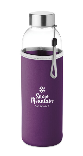 Steklenica Utah, 500 ml, torbica iz neoprena - Vijolična