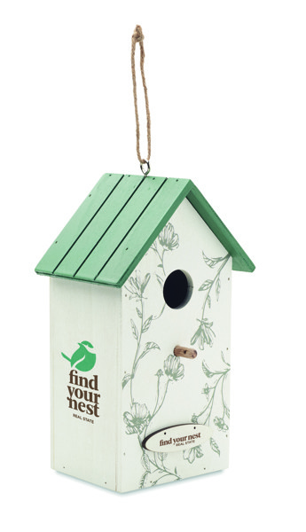 Bird house in plywood Greenjay