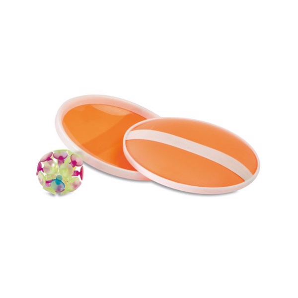 Suction ball catch set Catch&Play - Orange