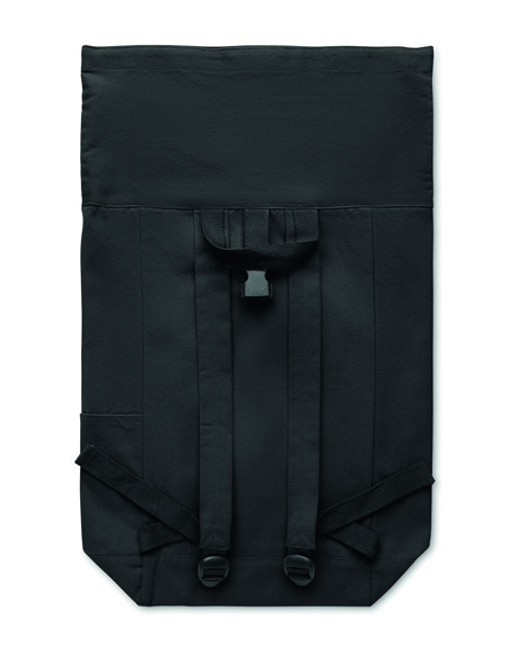 Zaino rolltop 390 gr/m² Kamet - Nero