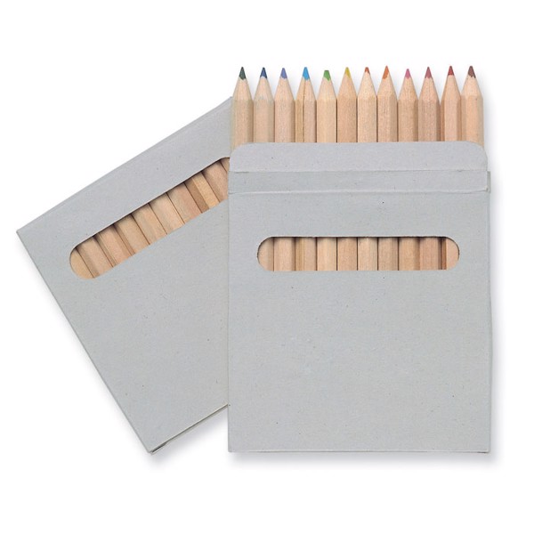 Set svinčnikov Arcolor 12 kosov, reciklirana kartonska škatla