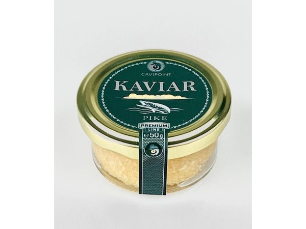 Kaviár ze štiky divoké „PIKE PREMIUM“(sklo), 50g