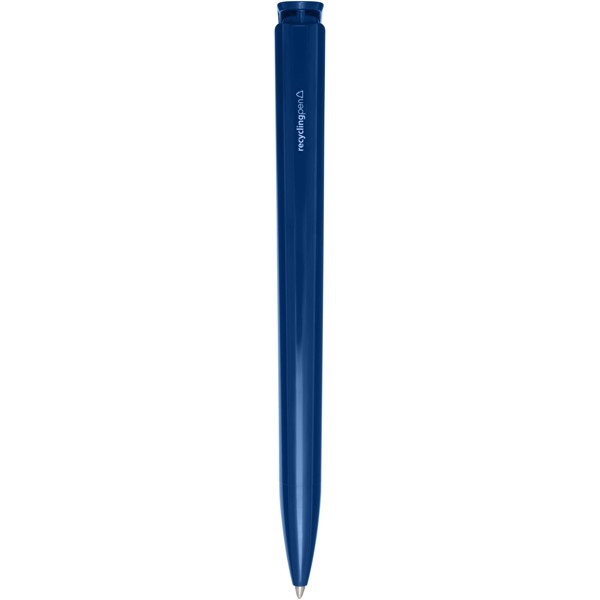 Stylo bille en plastique recyclé Lucia (encre noire) - Bleu
