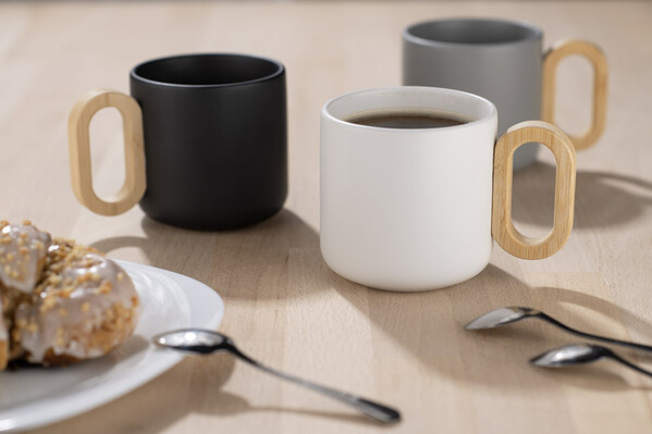 Ceramic mug ELVA 280 ml - white