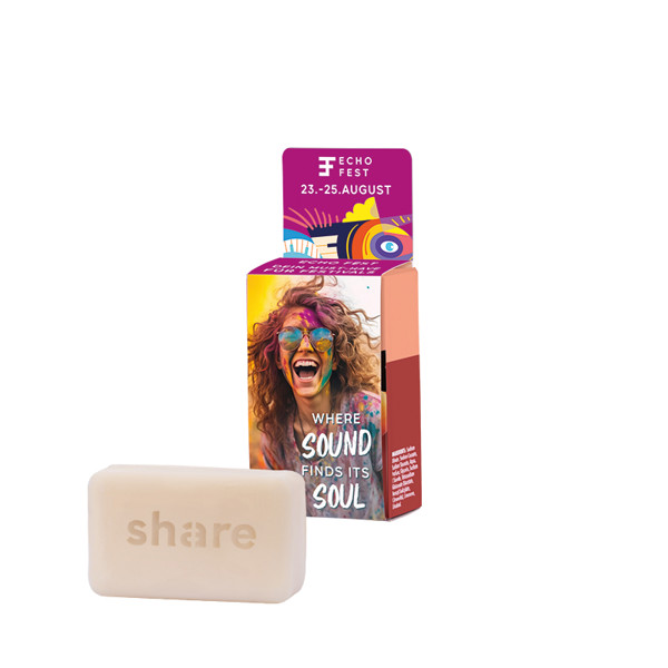 Advertising cover, share solid soap