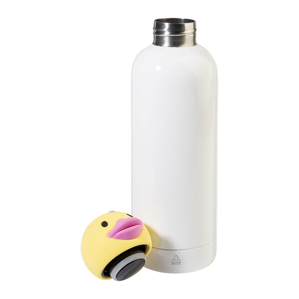 Kids Insulated Bottle ZooSip, Duck - White / Yellow