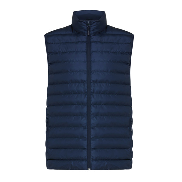 Iqoniq Meru men recycled polyester bodywarmer - Navy / 4XL