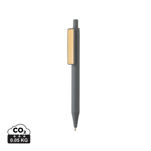 GRS RABS pen with bamboo clip - Grey