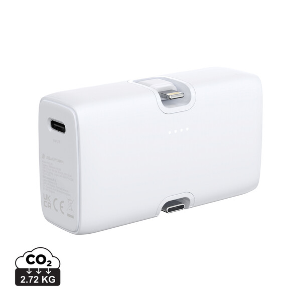 Urban Vitamin Los Angeles RCS rplastic 20W PD powerbank - Wit