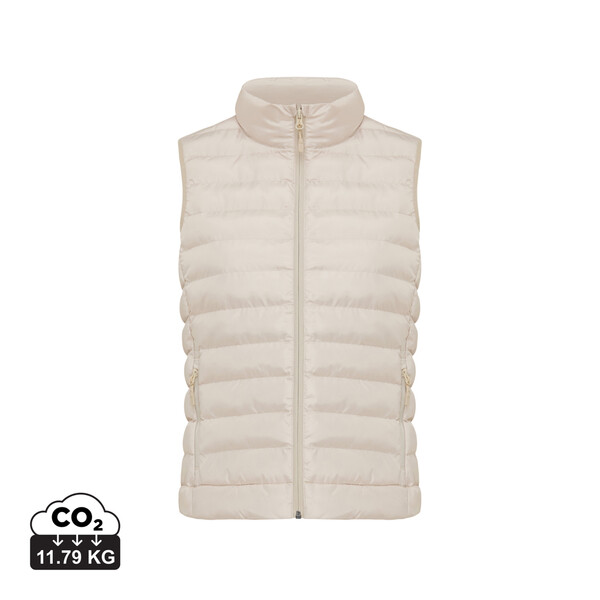 Iqoniq Meru γυναικείο bodywarmer από ανακυκλωμένο πολυεστέρα - Beige / 2XS