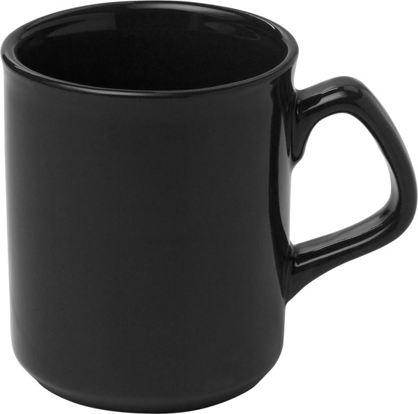 Porcelánový hrnček Jamie - Čierna