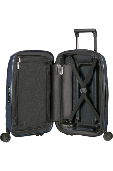 Samsonite - Attrix Spinner 55 EXP. Length 40 cm - Steel Blue
