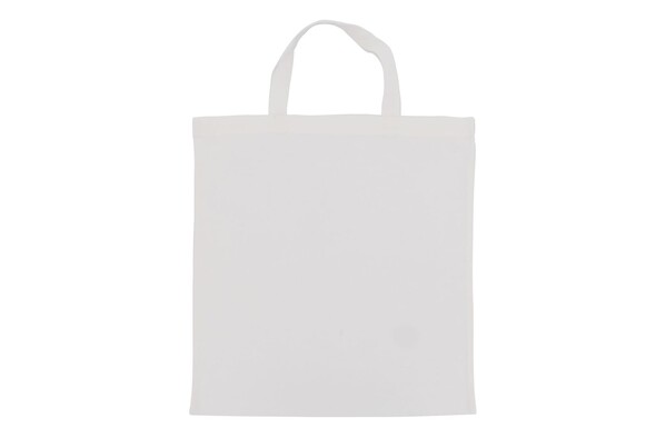 Indkøbspose OEKO-TEX® farve kort 140g/m² 38x42 cm - Hvid