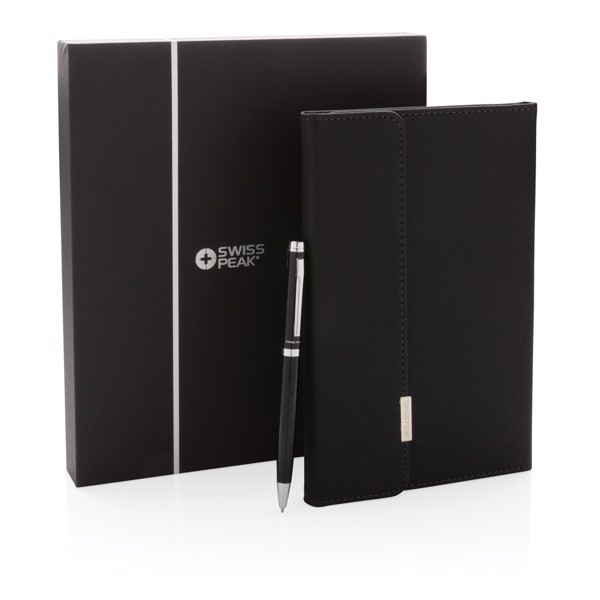 XD - Swiss Peak deluxe A5 notebook and pen set