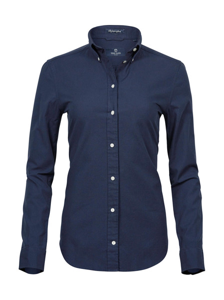 Ladies Perfect Oxford Shirt - Navy / S
