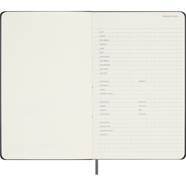 MOLESKINE UNDATED planer