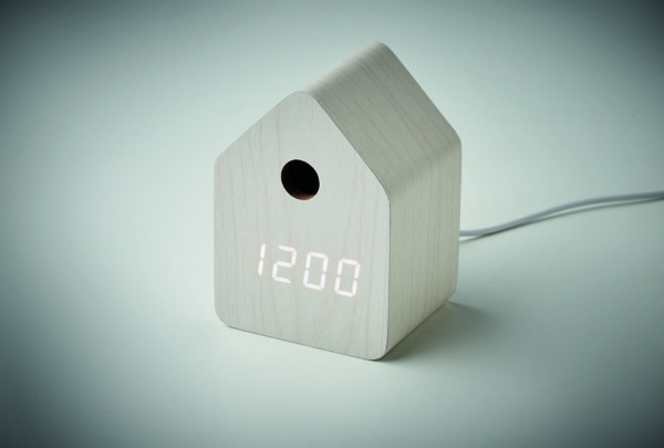 MDF cuckoo alarm clock
