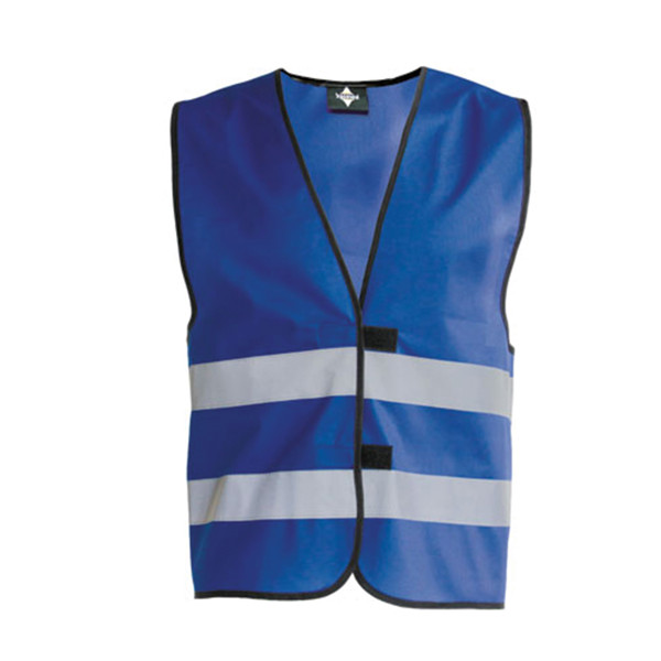 Colete De Alta Visibilidade Para Crianças - 100% Poliéster - Azul Royal / XS