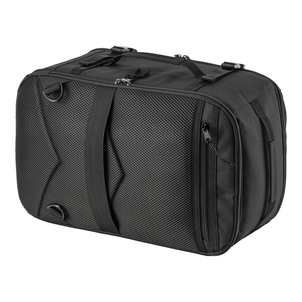 Cabin Size Travel Backpack With Laptop Holder (15) In 600D Polyester - Black
