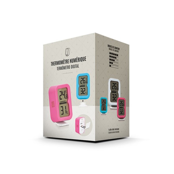 THERMOMETRE HYGROMETRE NUMERIQUE - Blanc
