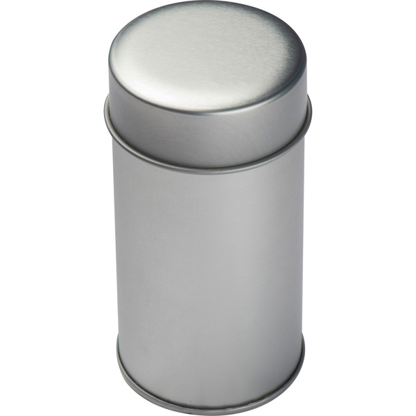Writing set in metal box - Silvergrey