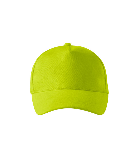 Čepice Unisex Malfini® 5P - Limetková / nastavitelná