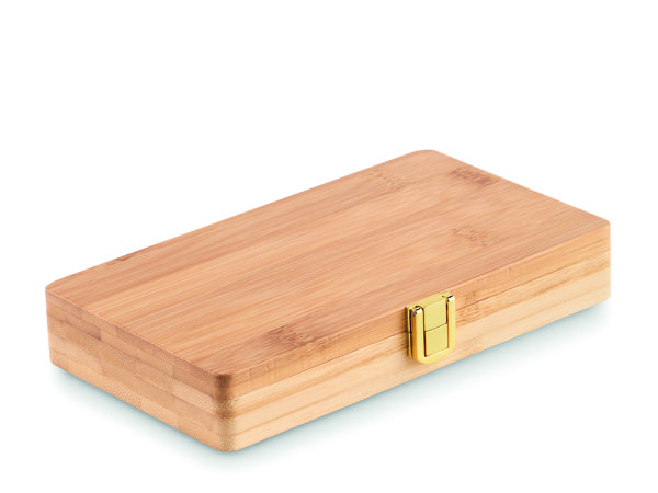 21 pcs tool set in bamboo case Gallaway