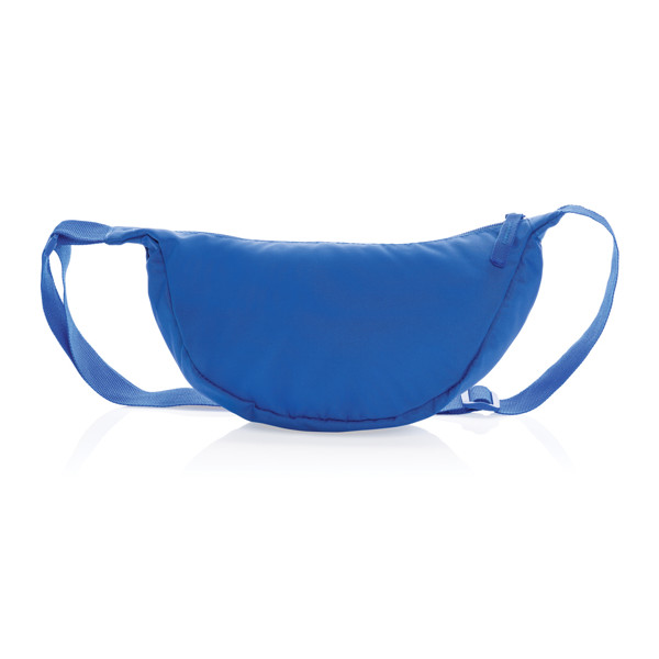 Sac banane en bandoulière en rPET AWARE™ Crescent - Bleu Royal