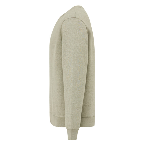 IQONIQ Torla recycled cotton crew neck - Light Heather Green / M