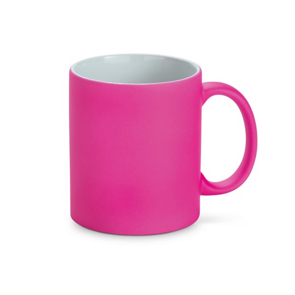 Caneca em cerâmica com acabamento neon 350 mL - LYNCH