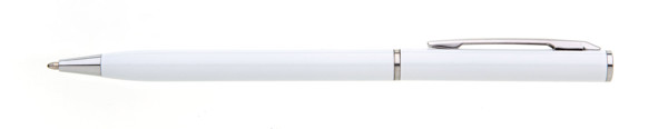 Piaza Alu Metal Ballpoint Pen - White