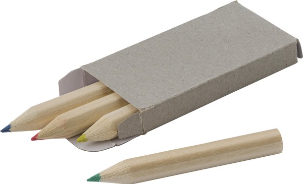 Conjunto de mini-lápis de madeira Kai