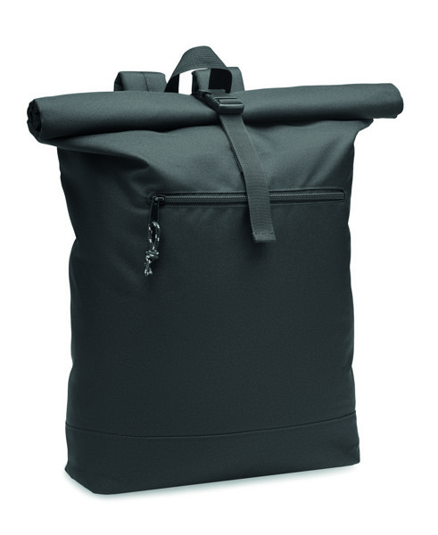Napa rolltop backpack 600D RPET, padded back