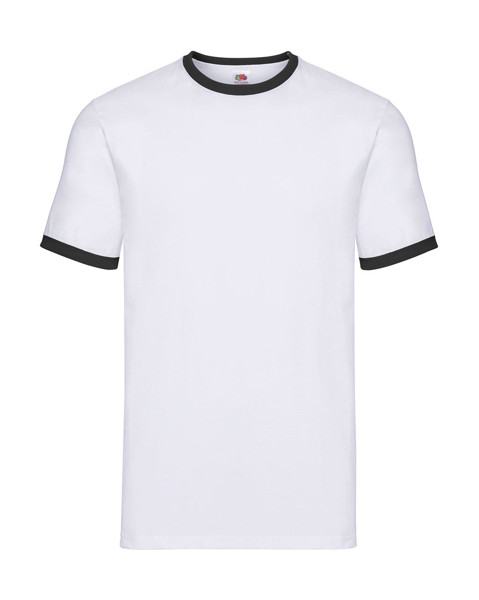 Ringer Tee - White / Black / L