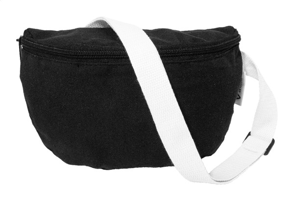 Recycled Canvas Waist Bag Rekan Hip - Black