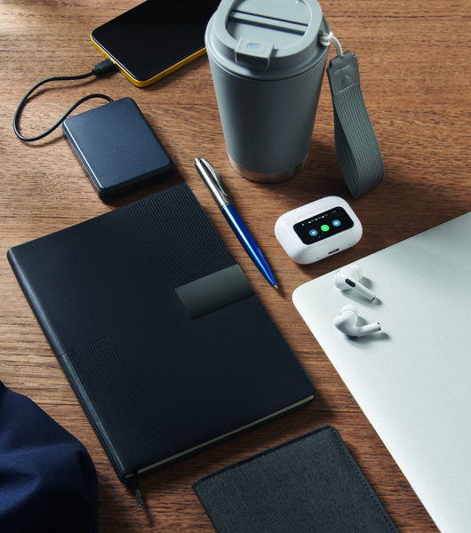 Bloco de notas A5 em PU macio Treze