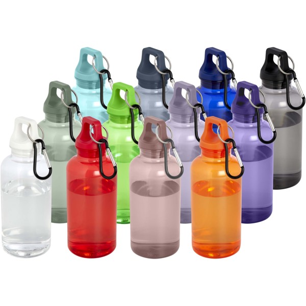 Oregon 400 ml recyklovaná plastová fľaša na vodu s certifikátom RCS a karabínou