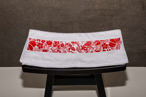 Olima Towel With Sublimation Bordure - 50X100